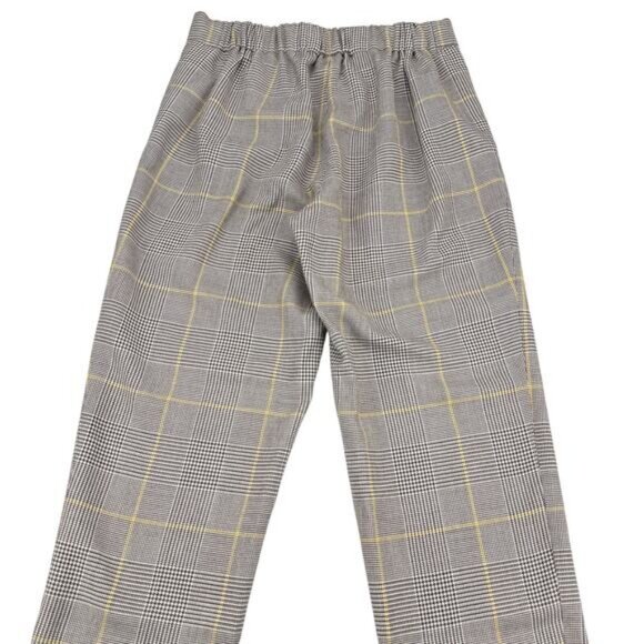 Aritzia Babaton Conan Plaid Crop Trouser Women's Size 2 - Picture 7 of 8